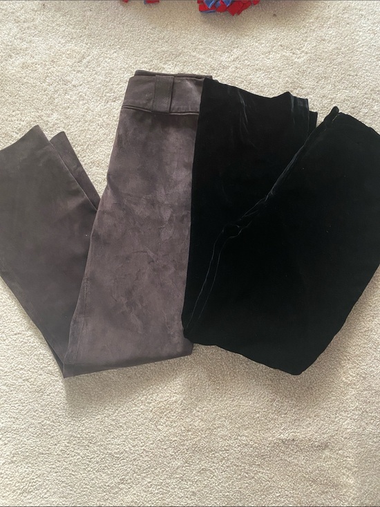 Etcetera Pants - ETCETERA 2-pair size 2 pants. One suede other velvet